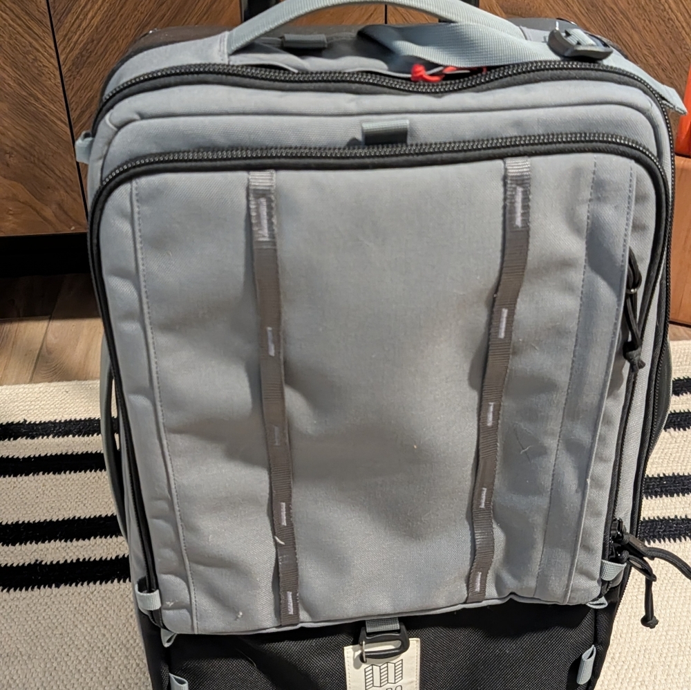 Topo Designs Global Traveler Duo - 40L Roller And Global Briefcase - Gray - Picture 5 of 7